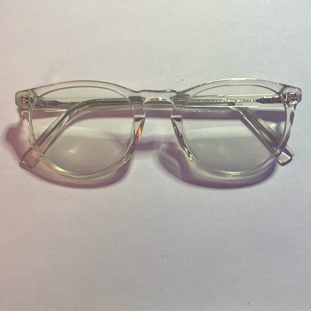 Warby Parker Haskell Wide Crystal Eyeglasses Frames 52-22-145